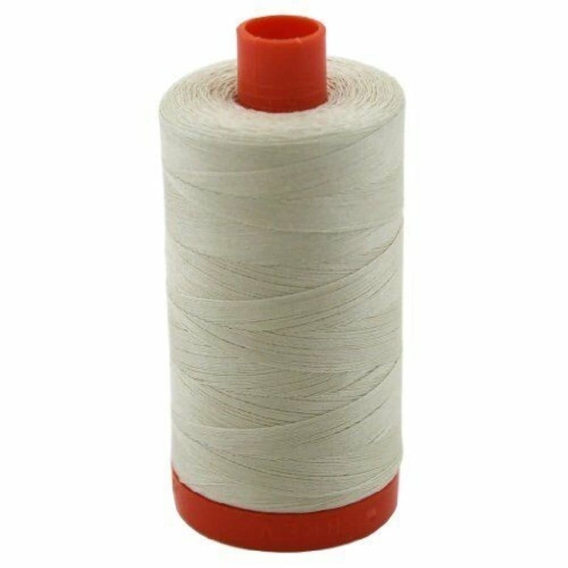 Aurifil Mako Cotton Thread Solid, 1422 yd, Light Beige 2310 - Image 1